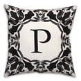 thumbnail image 1 of Creative Products P Monogram 18x18 Indoor / Outdoor Pillow, 1 of 3
