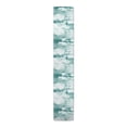 thumbnail image 1 of Creative Products Painted Abstract Teal 16x72 Poly Twill Table Runner, 1 of 3
