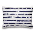 thumbnail image 1 of Creative Products Painted Blue Strokes 14x20 Indoor / Outdoor Pillow, 1 of 2