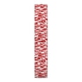 thumbnail image 1 of Creative Products Painted Brush Strokes Red 16x90 Poly Twill Table Runner, 1 of 3