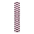 thumbnail image 1 of Creative Products Painted Diamond Pattern Burgundy 16x72 Poly Twill Table Runner, 1 of 3