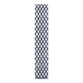 thumbnail image 1 of Creative Products Painted Diamond Pattern Navy Blue 16x72 Poly Twill Table Runner, 1 of 3