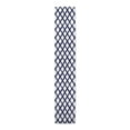 thumbnail image 1 of Creative Products Painted Diamond Pattern Navy Blue 16x90 Poly Twill Table Runner, 1 of 3