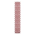 thumbnail image 1 of Creative Products Painted Diamond Pattern Red 16x90 Poly Twill Table Runner, 1 of 3