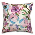 thumbnail image 1 of Creative Products Painted Florals Pink 16 x 16 Indoor / Outdoor Pillow, 1 of 3
