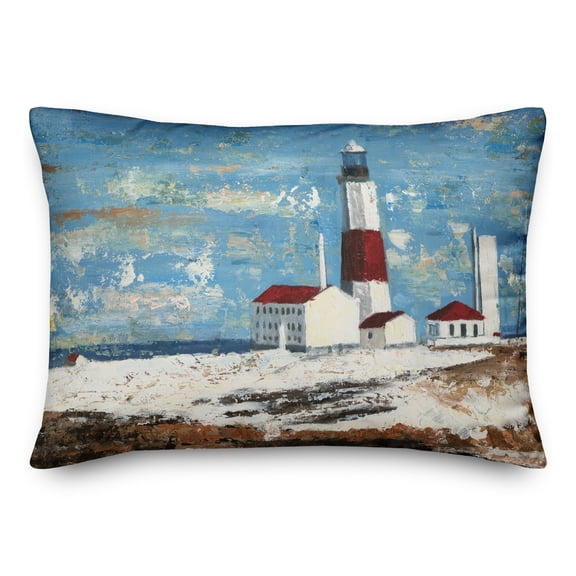 Creative Products Painted Lighthouse 14x20 Spun Poly Pillow