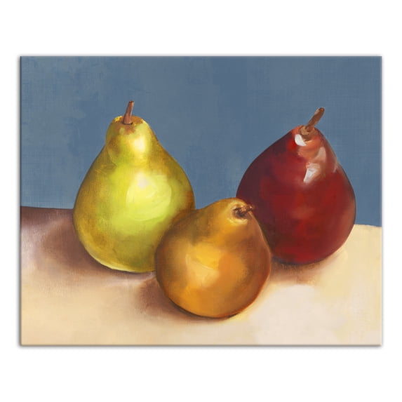 Creative Products Painted Pears 16x20 Canvas Wall Art