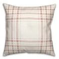 thumbnail image 1 of Creative Products Painted Plaid Pink 18 x 18 Indoor / Outdoor Pillow, 1 of 3