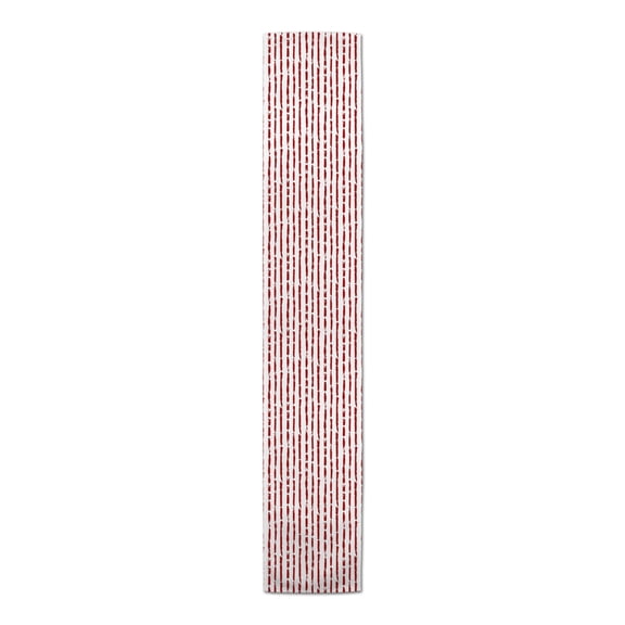 Creative Products Painted Strokes Red 16x90 Poly Twill Table Runner