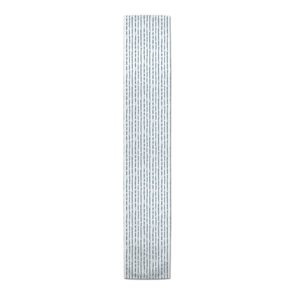 Creative Products Painted Strokes Sky Blue 16x90 Poly Twill Table Runner