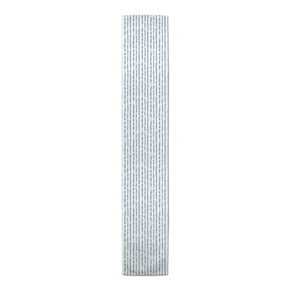 Creative Products Painted Strokes Sky Blue 16x90 Poly Twill Table Runner