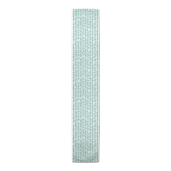 Creative Products Painted Strokes Teal 16x90 Poly Twill Table Runner