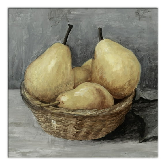Creative Products Painterly Pears 16 x 16 Canvas Wall Art