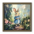 thumbnail image 1 of Creative Products Painty Rabbit 16 x 16 Brown Framed Print, 1 of 5