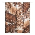 thumbnail image 1 of Creative Products Palm Leaf Pattern 4 71x74 Shower Curtain, 1 of 2