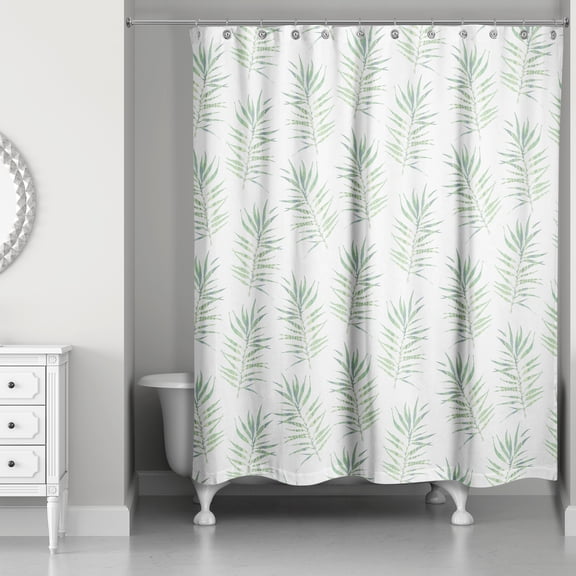 Creative Products Palm Leaf Shower Curtain