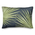 thumbnail image 1 of Creative Products Palm Leaves Blue 14 x 20 Indoor / Outdoor Pillow, 1 of 3