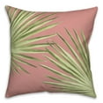 thumbnail image 1 of Creative Products Palm Leaves Pink 16 x 16 Indoor / Outdoor Pillow, 1 of 3