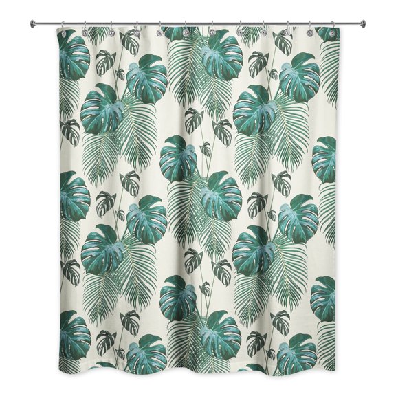 Creative Products Palm Pattern 2 71x74 Shower Curtain