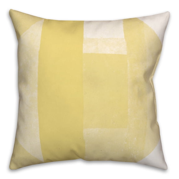 Creative Products Parade Crazy Yellow 20x20 Indoor / Outdoor Pillow