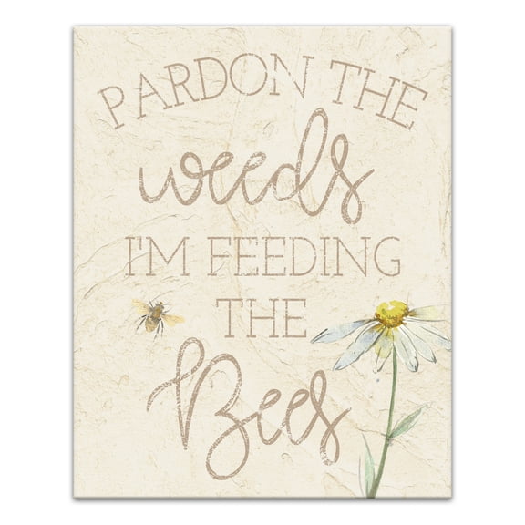 Creative Products Parden The Weeds 16 x 20 Canvas Wall Art