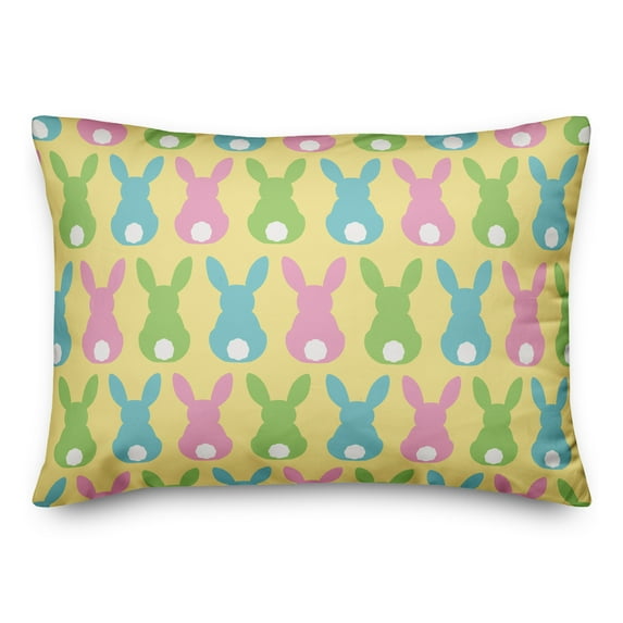 Creative Products Pastel Bunny Tail 14x20 Spun Poly Pillow