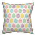 thumbnail image 1 of Creative Products Pastel Egg Pattern 18x18 Spun Poly Pillow, 1 of 1