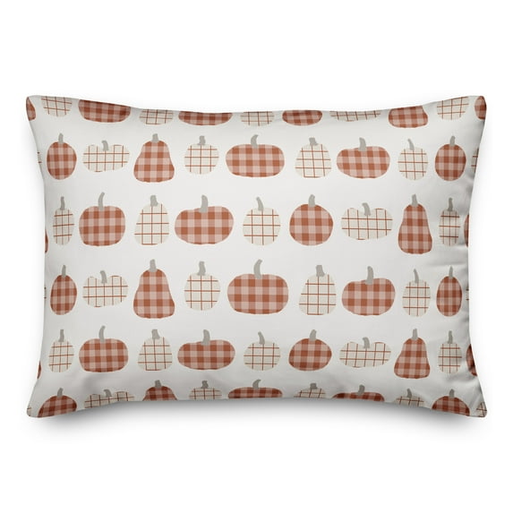 Creative Products Patch Pumpkins 20 x 14 Spun Poly Pillow