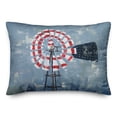 thumbnail image 1 of Creative Products Patriotic Windmill 20 x 14 Spun Poly Pillow, 1 of 3