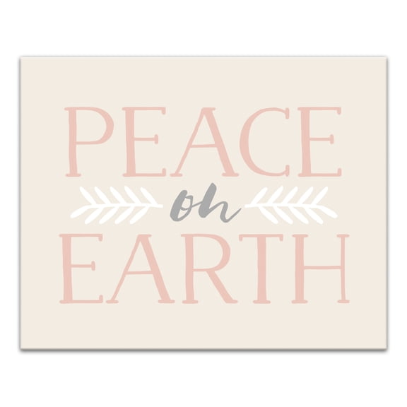 Creative Products Peace on Earth 10x8 Canvas Wall Art
