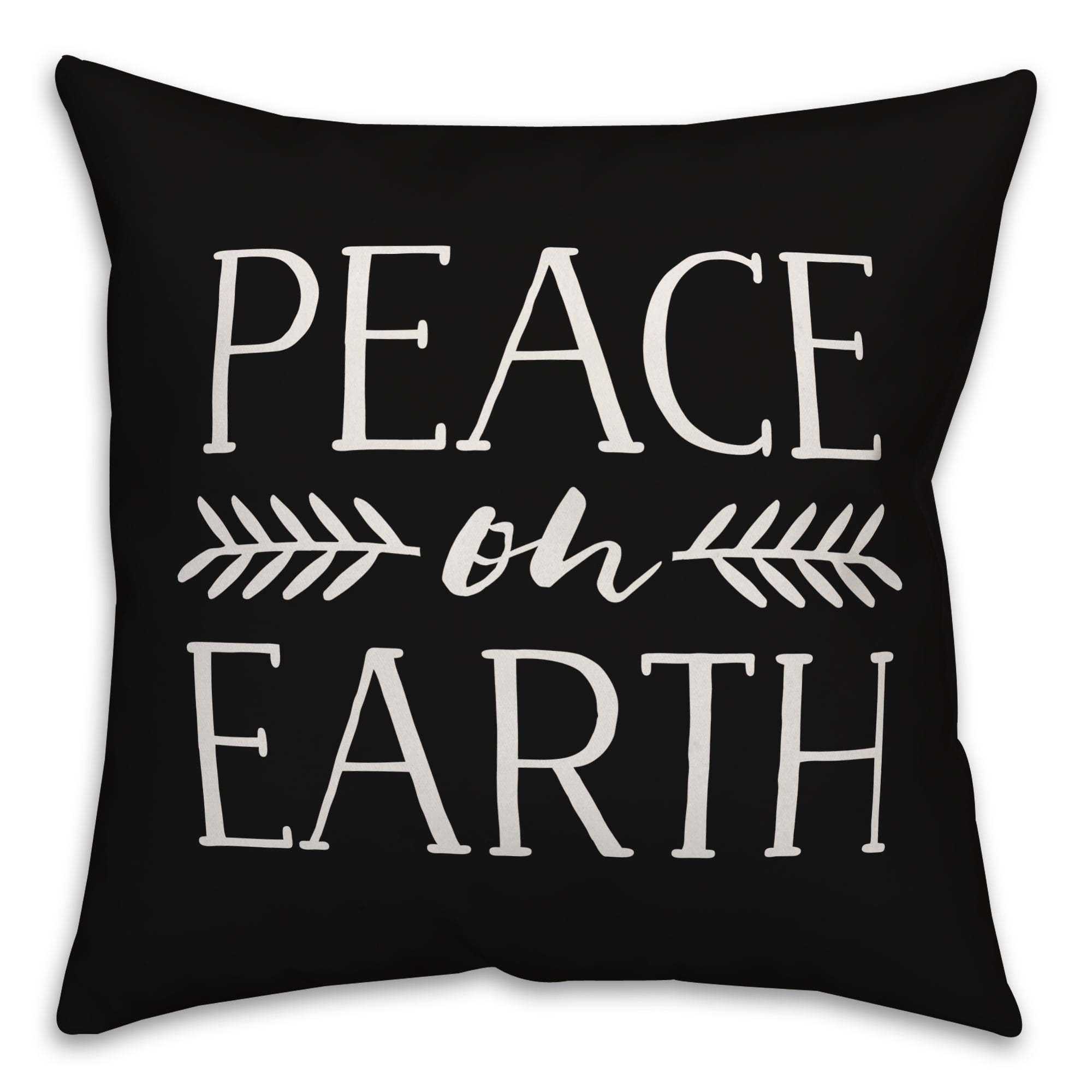 Creative Products Peace on Earth 16x16 Indoor / Outdoor Pillow