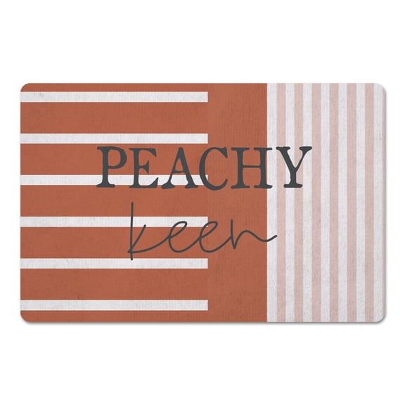 Creative Products Peachy Keen Stripes 3 18 x 27 Floor Mat