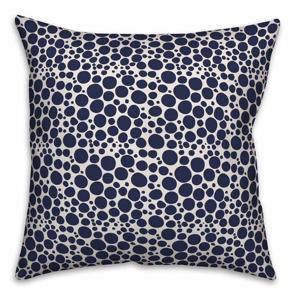 Creative Products Pebbles in Blue 16x16 Spun Poly Pillow