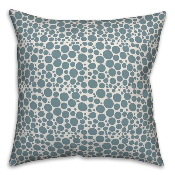 Creative Products Pebbles in Blue 16x16 Spun Poly Pillow