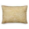 thumbnail image 1 of Creative Products Persian Gold Pattern 14x20 Spun Poly Pillow, 1 of 2