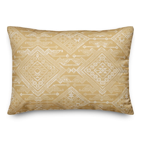 Creative Products Persian Gold Pattern 14x20 Spun Poly Pillow
