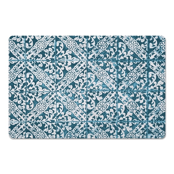 Creative Products Photo Tile Teal 27x18 Floor Mat