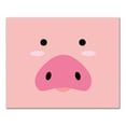 thumbnail image 1 of Creative Products Pig Face 20x16 Canvas Wall Art, 1 of 5