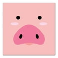 thumbnail image 1 of Creative Products Pig Face 20x20 Canvas Wall Art, 1 of 5