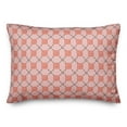 thumbnail image 1 of Creative Products Pink Cross-Stitch Printed Pattern 14x20 Spun Poly Pillow, 1 of 2