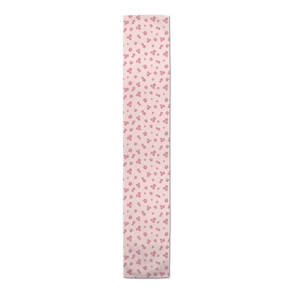 Creative Products Pink Daisy Pattern 16 x 90 Cotton Twill Table Runner