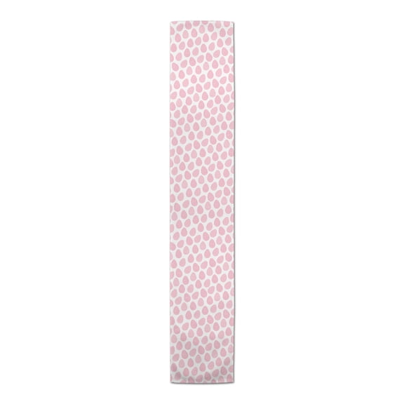 Creative Products Pink Easter Egg Pattern 16x72 Cotton Twill Table Runner