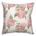 thumbnail image 1 of Creative Products Pink Hydrangea Pattern 18 x 18 Spun Poly Pillow, 1 of 3