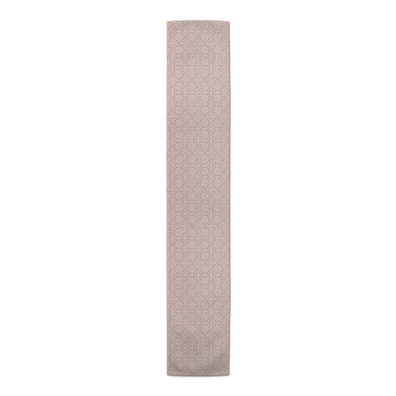 Creative Products Pink Intricate Circle Stack 16 x 72 Cotton Twill Table Runner