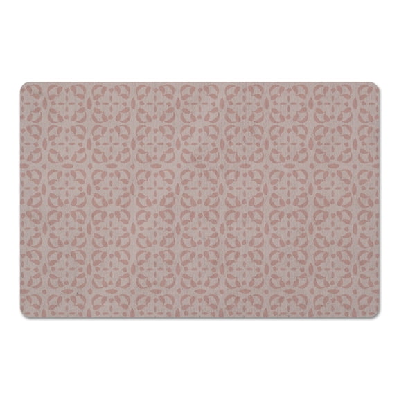 Creative Products Pink Intricate Circle Stack 18 x 27 Floor Mat