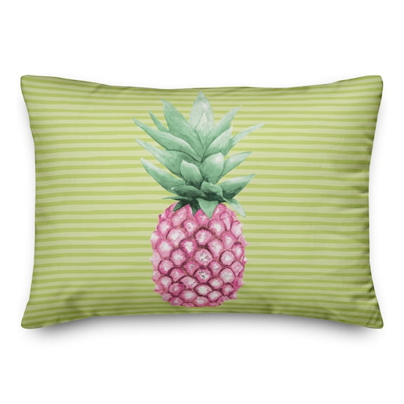 Creative Products Pink Pineapple 14x20 Spun Poly Pillow