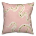 thumbnail image 1 of Creative Products Pink Snake 20 x 20 Spun Poly Pillow, 1 of 3