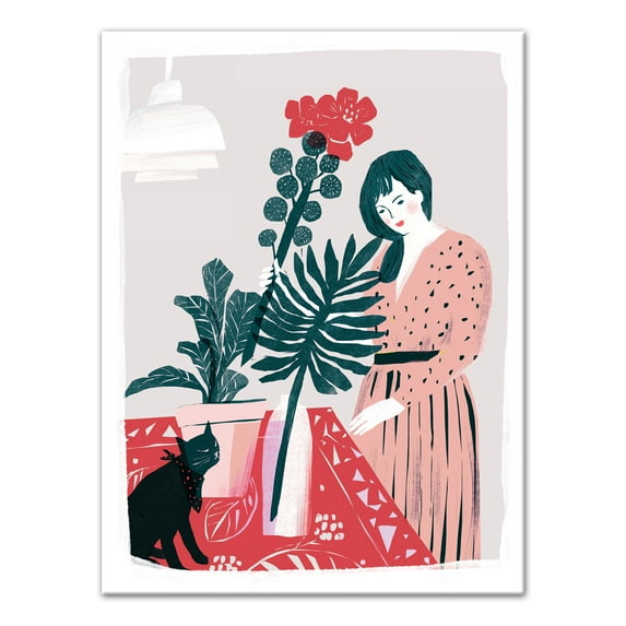 Creative Products Plant Lady 18x24 Canvas Wall Art