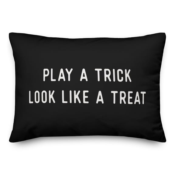 Creative Products Play Trick Look Treat 14x20 Spun Poly Pillow