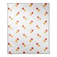 thumbnail image 1 of Creative Products Polka Dots in Red and Yellow  50x60 Coral Fleece Blanket, 1 of 2